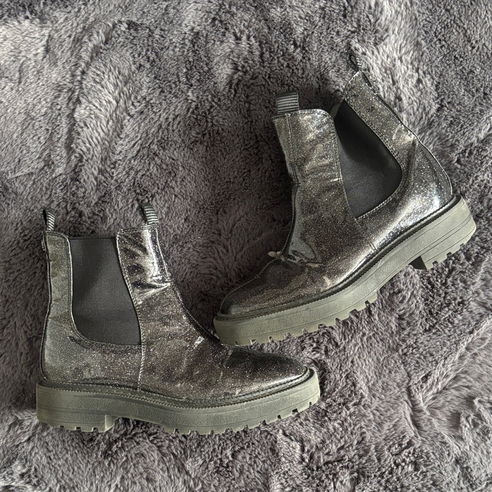 Sam Edelman Metallic Ankle Boots
